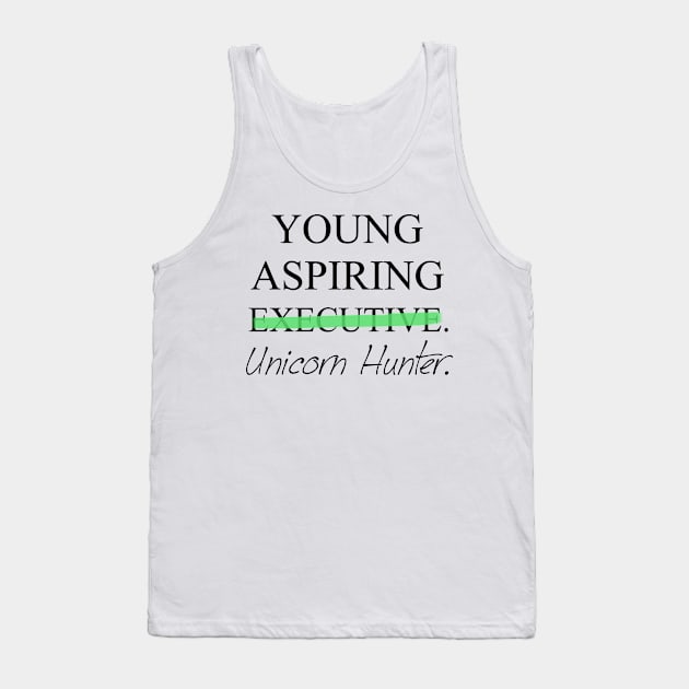 Young Aspiring Unicorn Hunter Tank Top by Pixhunter